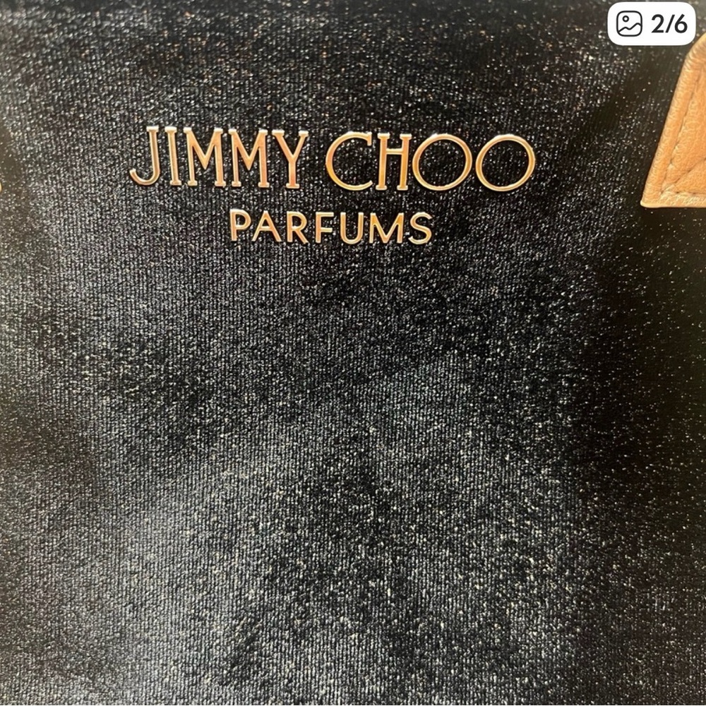 Jimmy Choo Black and Gold Tote Bag  NWT - Picture 2 of 6